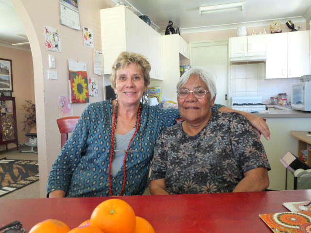 Jenny Ebsworth and her old friend Julie